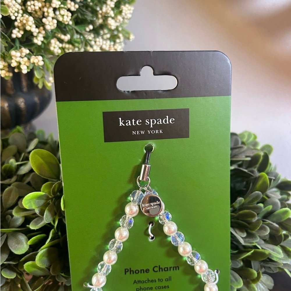 Kate Spade Cell Phone Charm/Lanyard/Wristlet - Picture 2 of 5